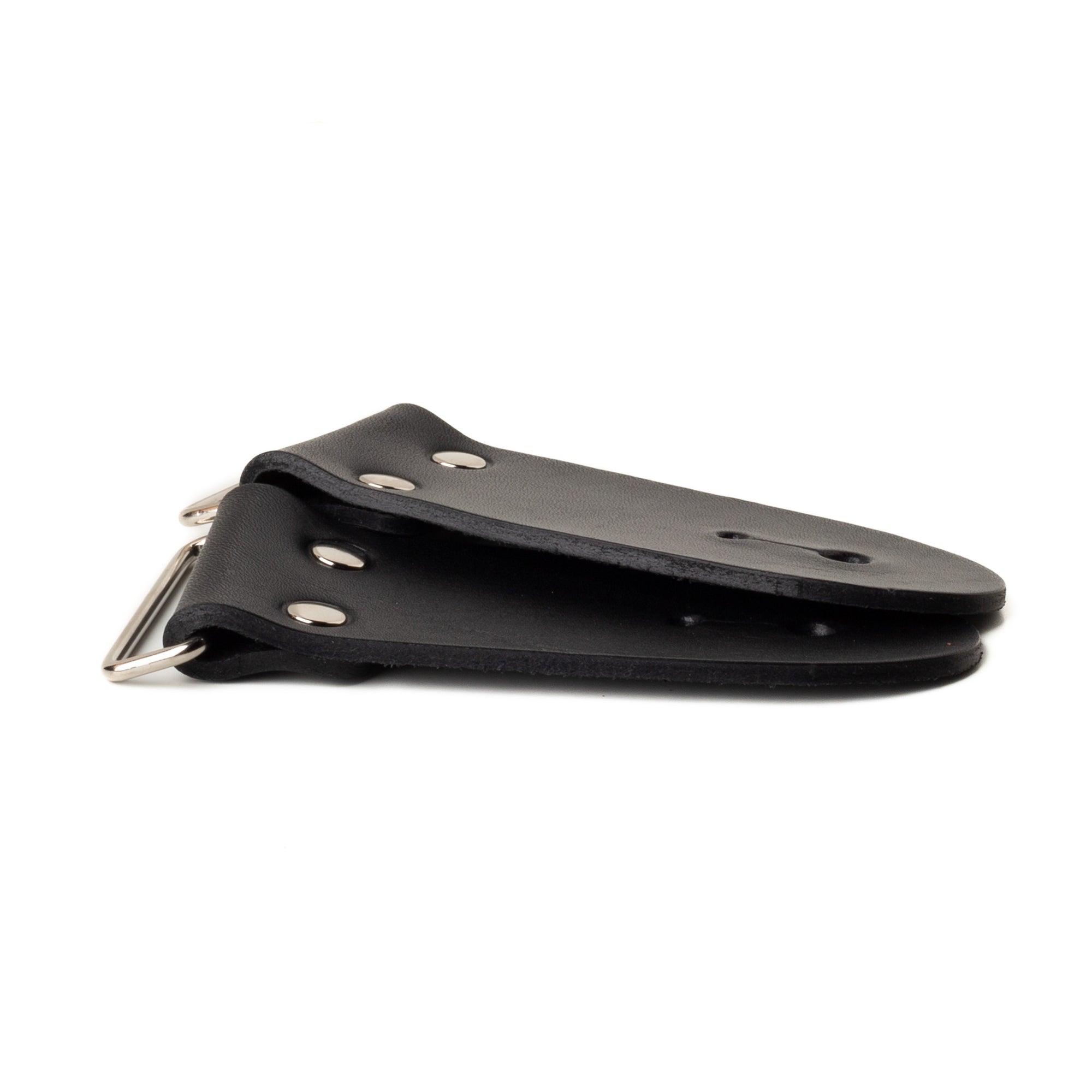 2-Inch Premium Black Leather Guitar Strap Kits in 4 Hardware Colors