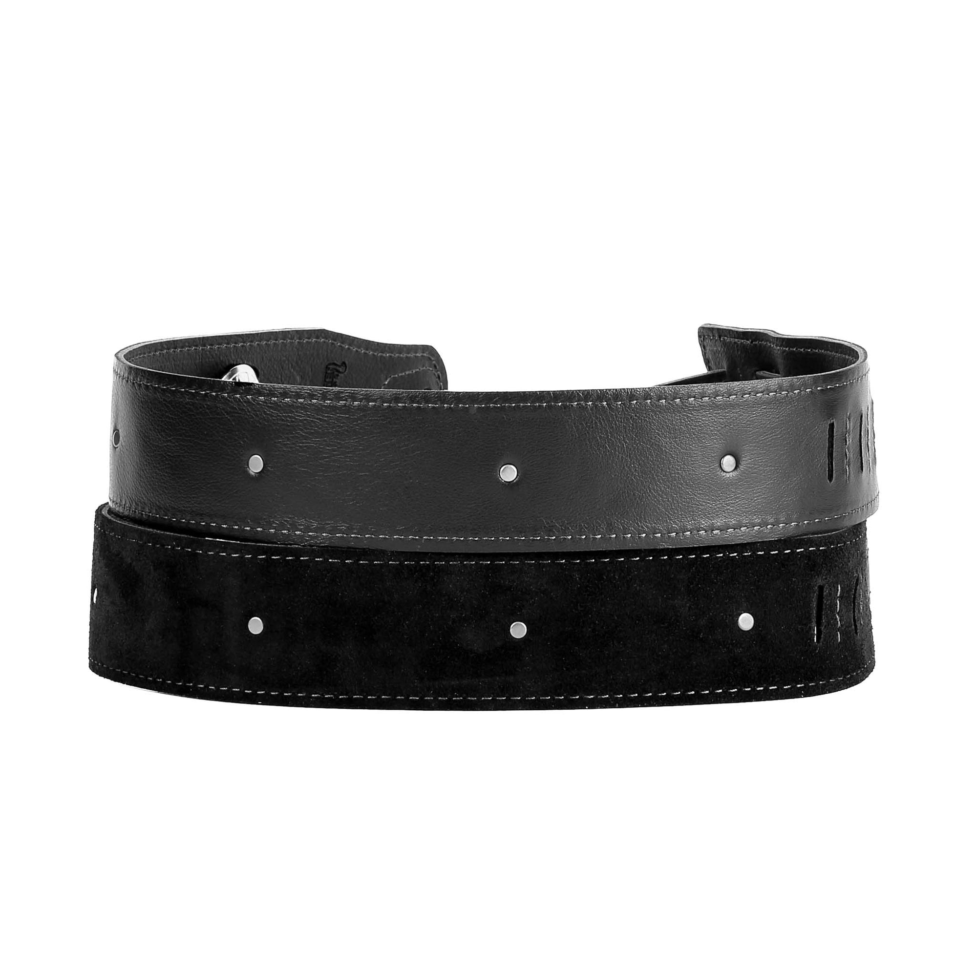 2.5 inch wide leather belt best sale