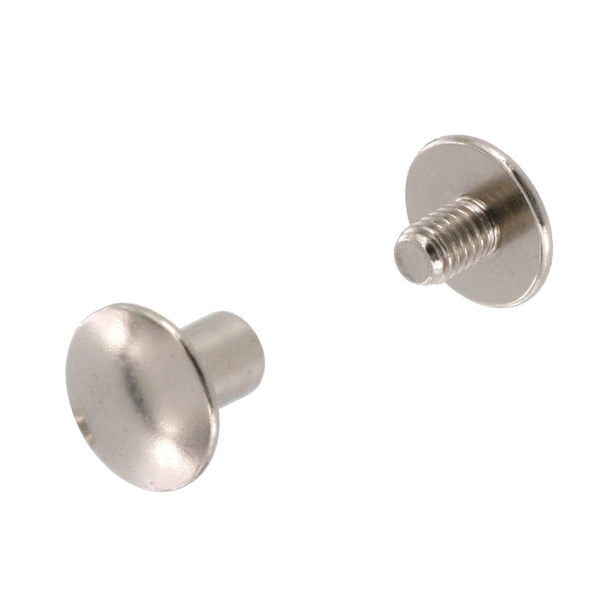 1/4&quot; nickel Chicago screw binding screw