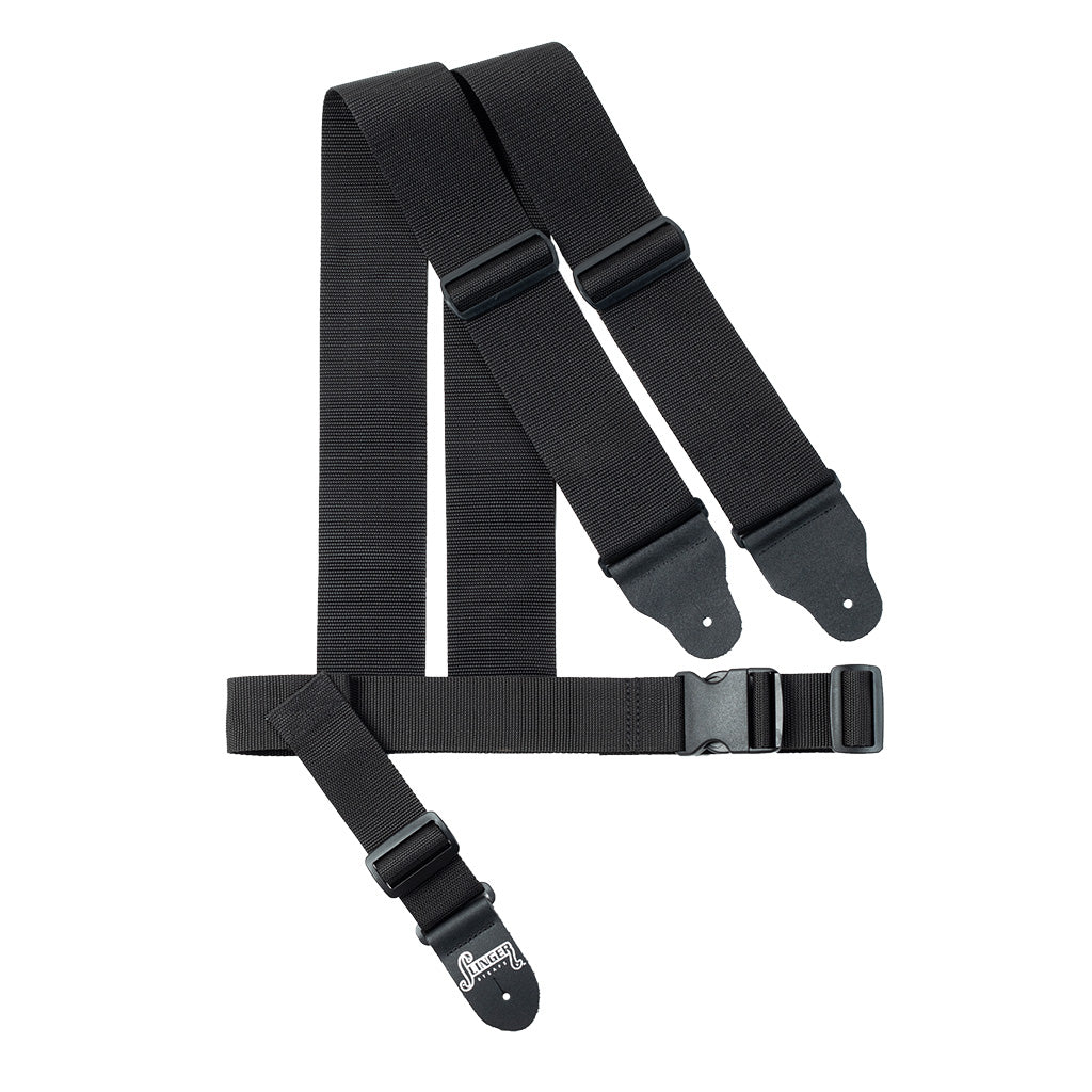 harness strap waist mount ergonomic guitar strap