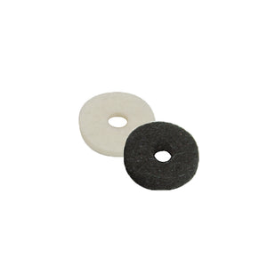 black and white felt washer for guitar strap button