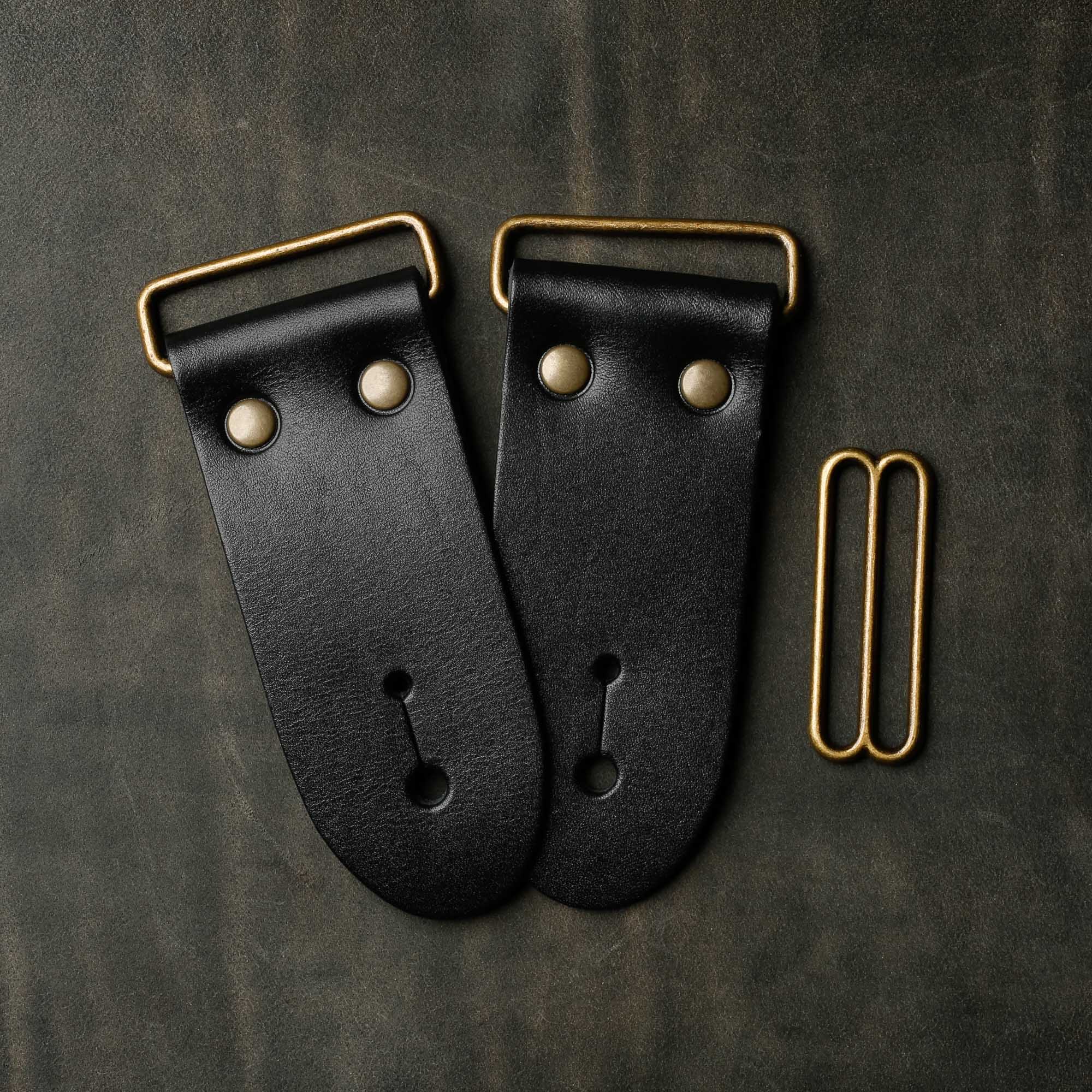 LEATHER STRAP & HARDWARE One, Two or Three Piece Leather Strap Set