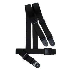harness strap waist mount ergonomic guitar strap