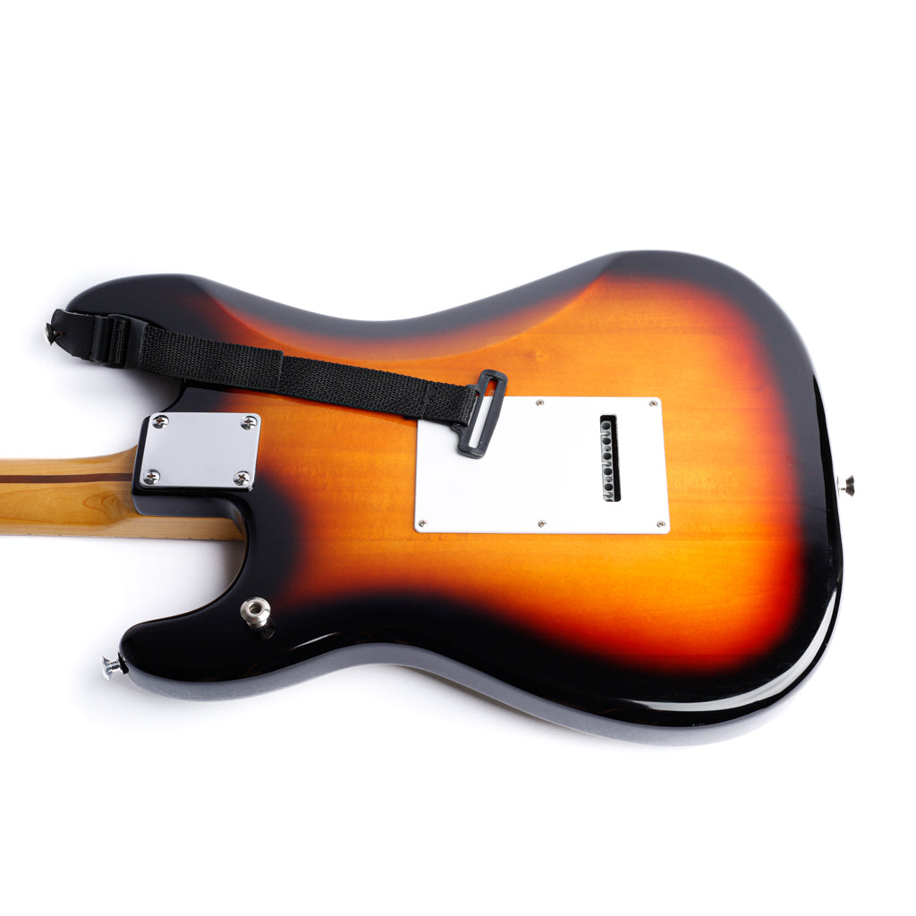 leash strap for hip strap waist guitar strap on a fender stratocaster