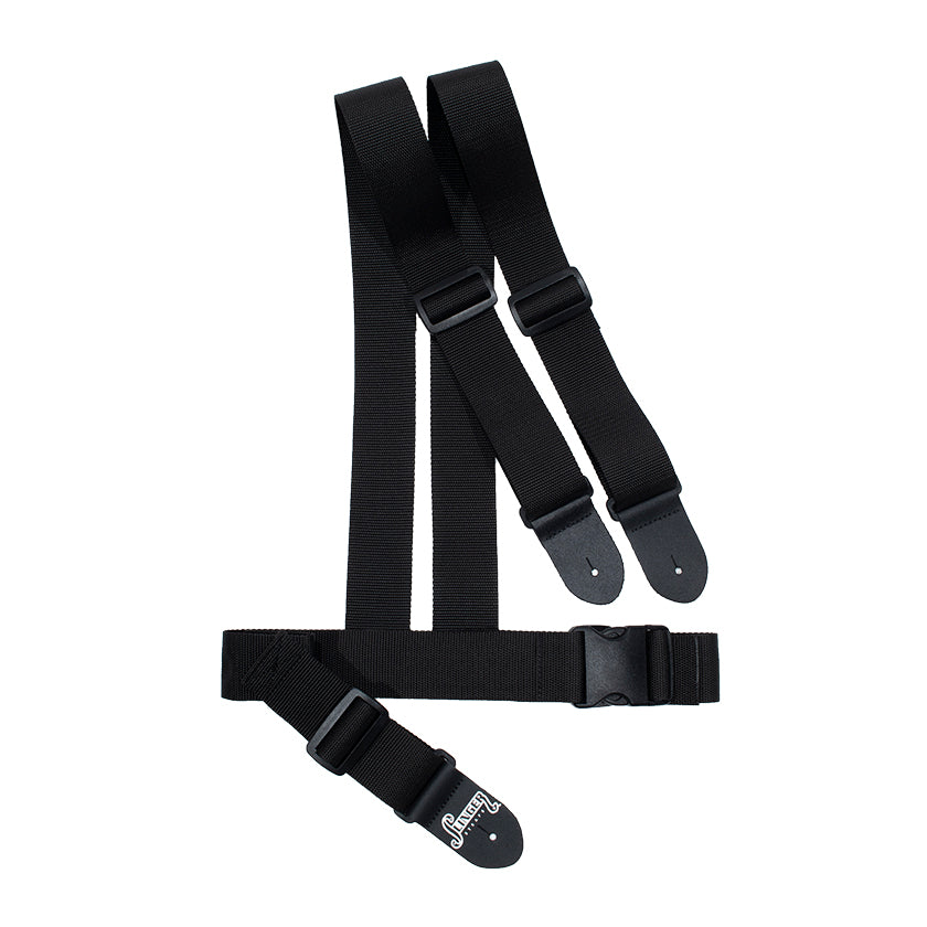 Black Double Strap Harness Belt