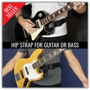 Hip strap waist guitar strap for guitar or bass